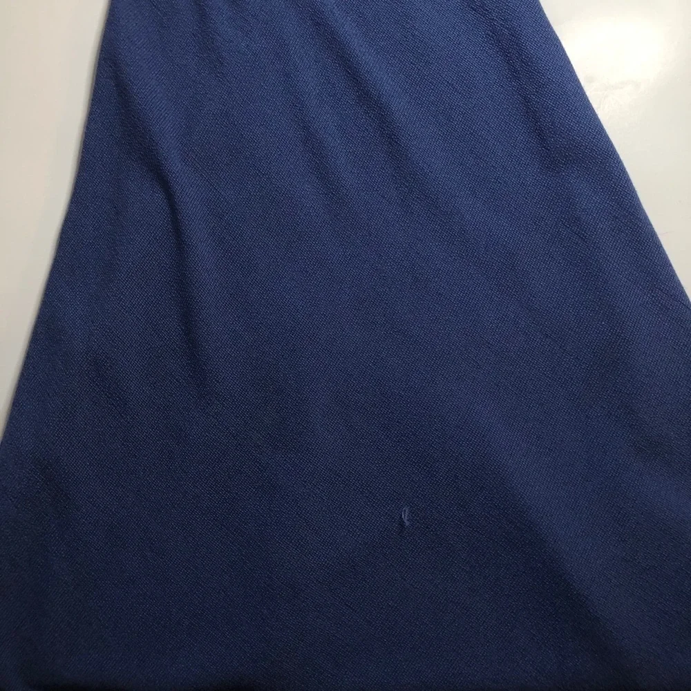 Kids dressed size 7 long dress navy blue floral - Picture 6 of 9